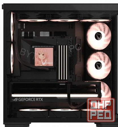 Корпус Formula Crystal z7 Черный Без бп Atx 11x120mm 4x140mm - арт:5916 Макеевка - изображение 1