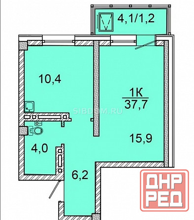 1-к. квартира, 37, 3 м², 15/24 эт. Красноярск - изображение 5