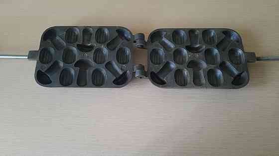 Чугунная форма для выпечки грибочки и орешки ссср Донецк