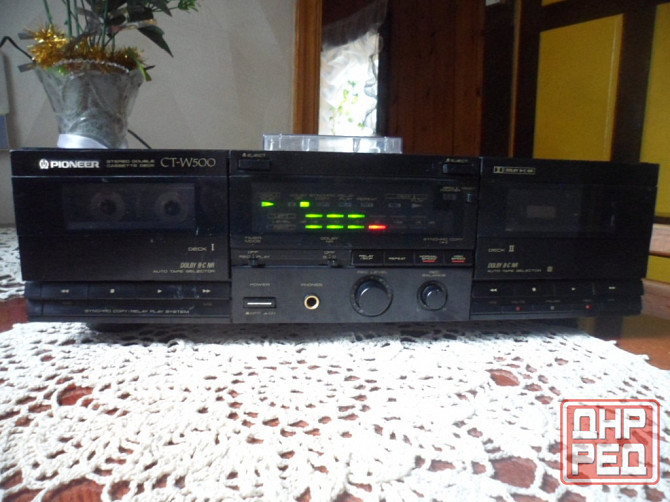 Дека 2-х кассетная Pioneer CT-W500. Енакиево - изображение 1