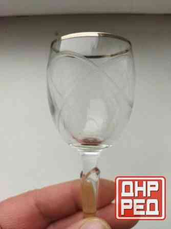 Рюмочки из богемского стекла Донецк