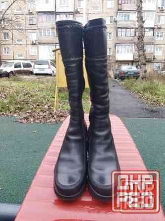 Сапоги женские 38 р кожаные Беларусь Донецк