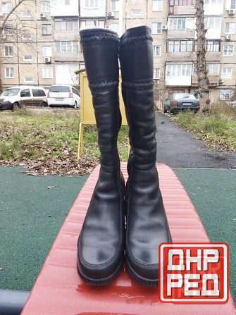 Сапоги женские 38 р кожаные Беларусь Донецк - изображение 4