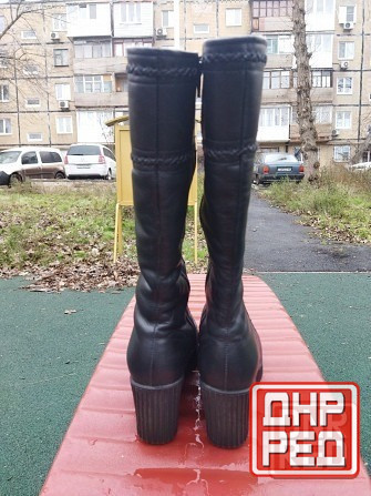 Сапоги женские 38 р кожаные Беларусь Донецк - изображение 5