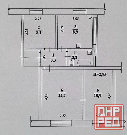 Продажа 3 комн. кв., пр. Павших Коммунаров (ориентир ГорГаи) Донецк - изображение 9