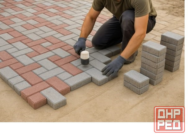 Укладка тротуарной плитки Луганск Укладка тротуарной плитки Луганск - изображение 1