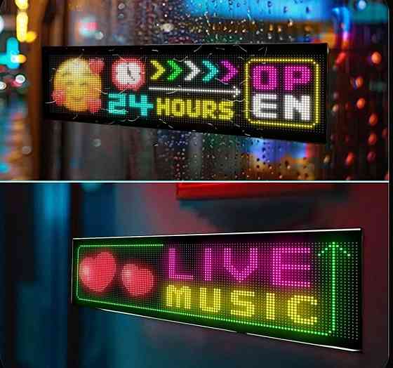 Гибкая светодиодная панель на управлении LED MATRIX PANEL Донецк