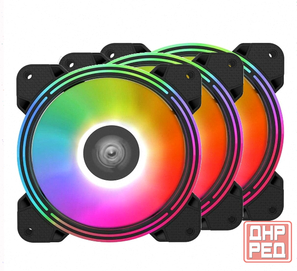 Комплект Вентиляторов Для Корпуса 3шт. Alseye Halo 4.0-b Kit Argb - арт:3648 Донецк - изображение 1