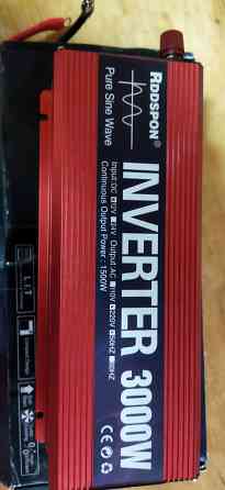 RDDSPON Инвертор автомобильный, 12В, 3000 Вт арт. RED-12V3000W-220V Донецк