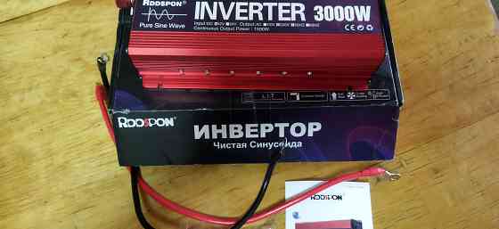 RDDSPON Инвертор автомобильный, 12В, 3000 Вт арт. RED-12V3000W-220V Донецк