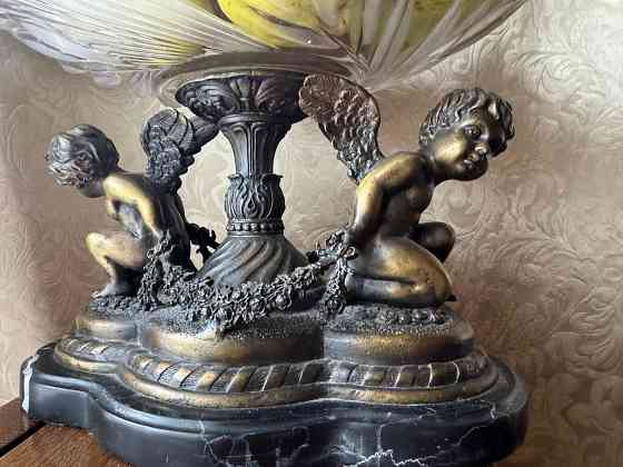 Ваза для фруктов, бронза, мрамор , хрусталь Донецк