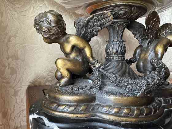 Ваза для фруктов, бронза, мрамор , хрусталь Донецк