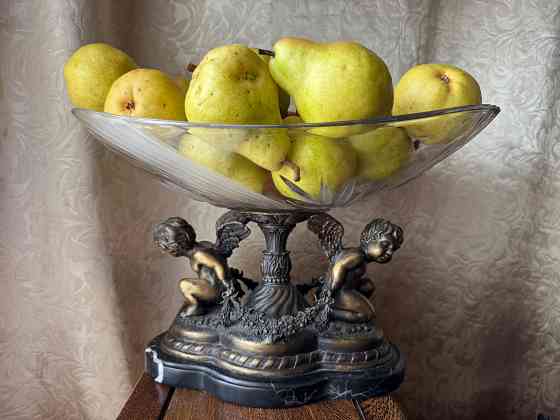 Ваза для фруктов, бронза, мрамор , хрусталь Донецк