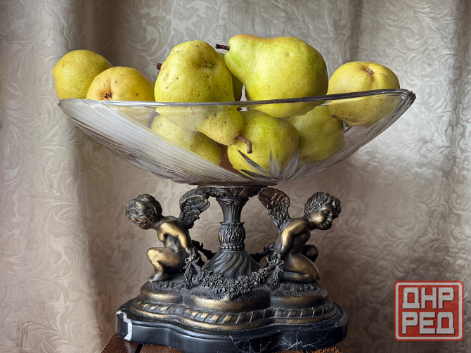 Ваза для фруктов, бронза, мрамор , хрусталь Донецк - изображение 4