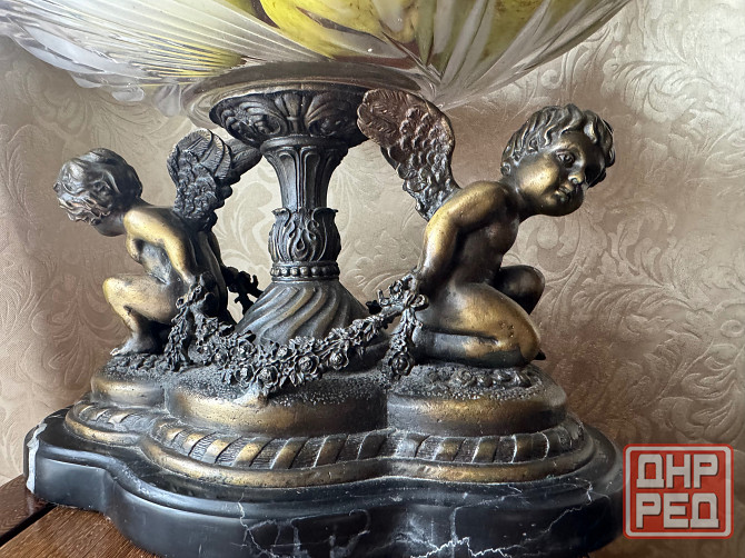 Ваза для фруктов, бронза, мрамор , хрусталь Донецк - изображение 2