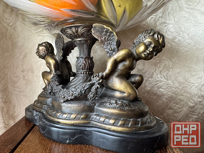 Ваза для фруктов, бронза, мрамор , хрусталь Донецк - изображение 8