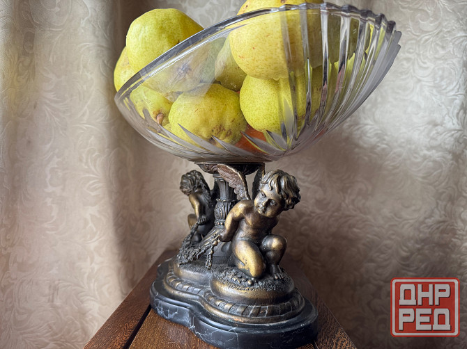 Ваза для фруктов, бронза, мрамор , хрусталь Донецк - изображение 6