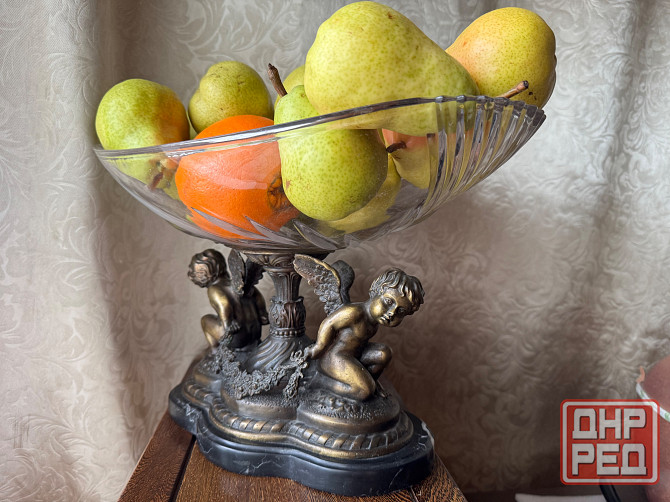 Ваза для фруктов, бронза, мрамор , хрусталь Донецк - изображение 7