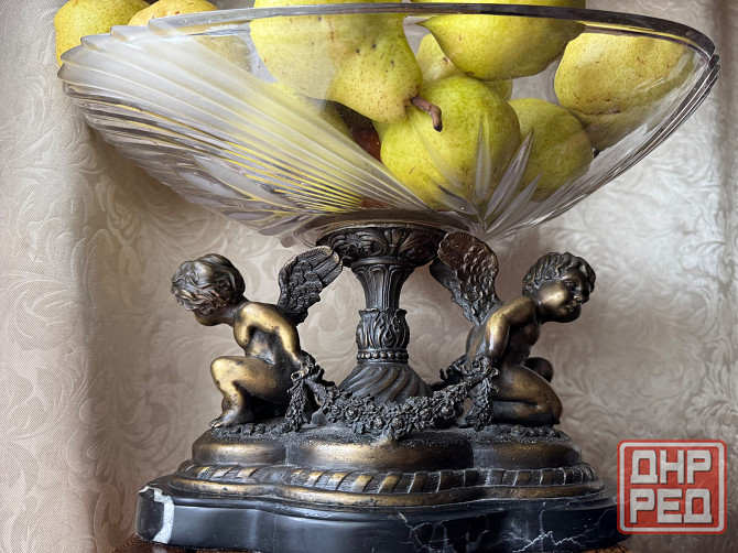 Ваза для фруктов, бронза, мрамор , хрусталь Донецк - изображение 5