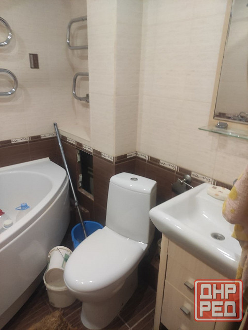 Сдам 1ком Текстильщик крупногабаритная с ремонтом,вода хол и гор ,объект реальный Донецк - изображение 1