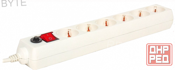 Сетевой Фильтр Buro 600sh-1.8-ups-w 1.8м (6 Розеток) Белый (коробка) - арт:4321 Донецк - изображение 3