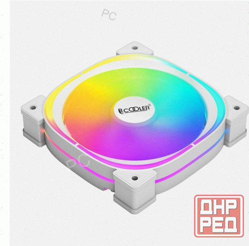 Вентилятор Pccooler ef120 Argb White 4pin Pwm + 3pin Argb, 600-1500 об/мин Retail - арт:3077 Донецк - изображение 2