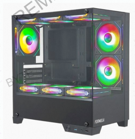 Корпус Matx Formula Crystal z1m, Mini-tower, Без бп, Черный [cristal z1m] - арт:8505 Донецк