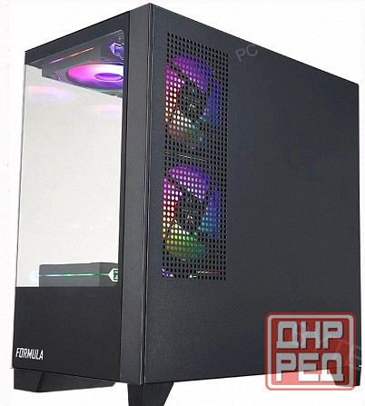 Корпус Matx Formula Crystal z1m, Mini-tower, Без бп, Черный [cristal z1m] - арт:8505 Донецк - изображение 2