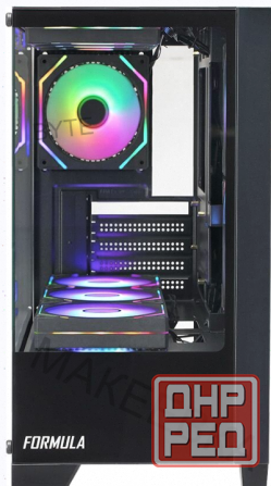 Корпус Matx Formula Crystal z1m, Mini-tower, Без бп, Черный [cristal z1m] - арт:8505 Донецк - изображение 3