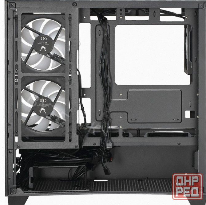 Корпус Matx Formula Crystal z1m, Mini-tower, Без бп, Черный [cristal z1m] - арт:8505 Донецк - изображение 4