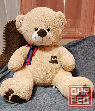 Большой плюшевый мишка 85 см Донецк - изображение 1