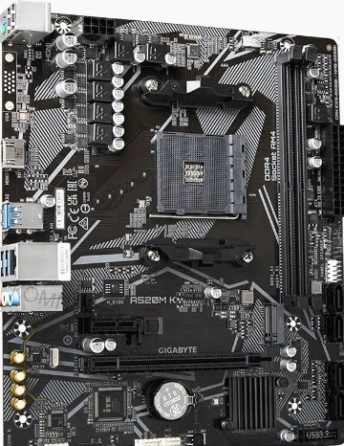 Материнская Плата Gigabyte a520m k v2 /(v1.1) Soc-am4 Amd a520 2xddr4 Matx ac`97 8ch(7.1) - арт:3746 Донецк