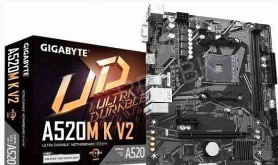 Материнская Плата Gigabyte a520m k v2 /(v1.1) Soc-am4 Amd a520 2xddr4 Matx ac`97 8ch(7.1) - арт:3746 Донецк