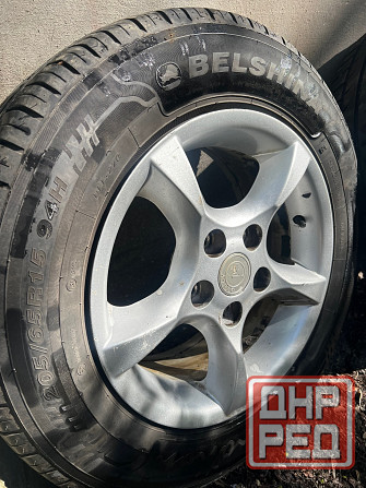 Продам комплект из 4 колес: литые диски R15 с летней резиной Geely Emgrand EC7. Донецк - изображение 2