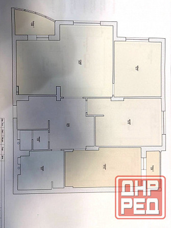 Центральный, Панфилова 21к3. Общая площадь 129м2. Три отдельных комнаты. Донецк - изображение 9