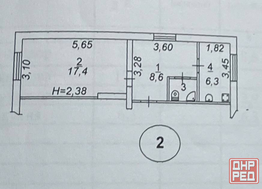 Продаётся однокомнатная квартира в левобережном районе Мариуполь - изображение 7