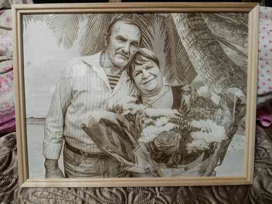 Лазерная гравировка по фото Мариуполь