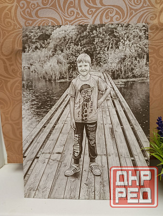 Лазерная гравировка по фото Мариуполь - изображение 1