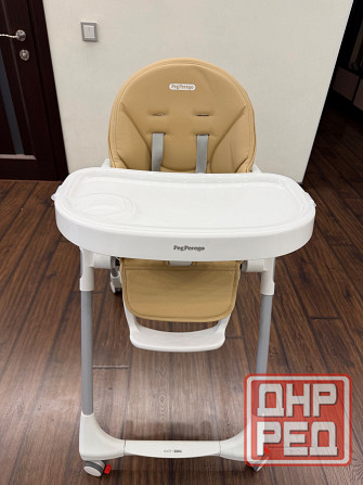 Стульчик для кормления Peg Perego Prima Pappa Follow Me Noce Донецк - изображение 3