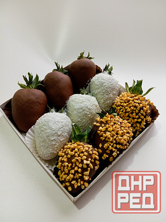 Клубника, финики в шоколаде. Десерты. Донецк - изображение 3