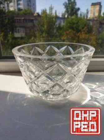 Большая хрустальная салатница Донецк