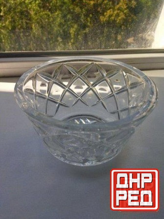 Большая хрустальная салатница Донецк - изображение 3