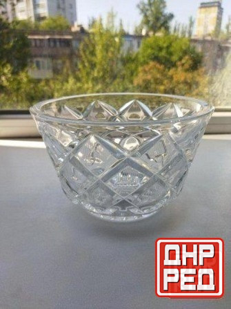 Большая хрустальная салатница Донецк - изображение 1