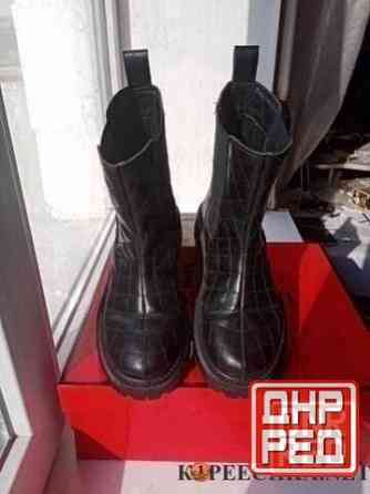 Полусапоги 36 (23) р кожаные на девочку кожаные Донецк
