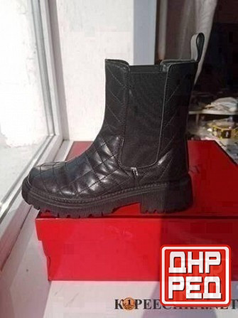 Полусапоги 36 (23) р кожаные на девочку кожаные Донецк - изображение 1