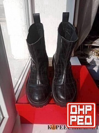 Полусапоги 36 (23) р кожаные на девочку кожаные Донецк - изображение 4