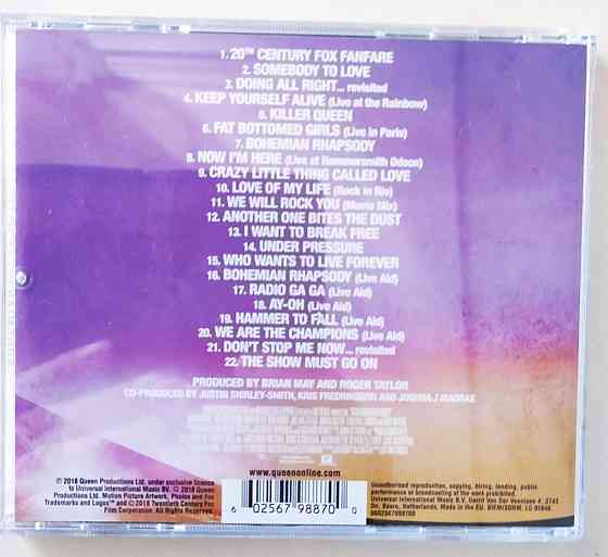 Фирменный CD Queen «Bohemian Rhapsody» Новый. Made in the EU. Ifpi Донецк