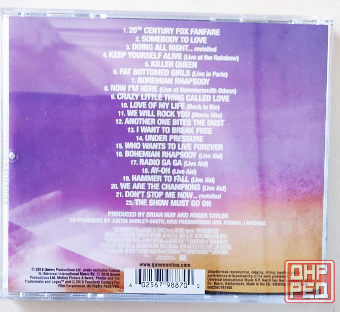 Фирменный CD Queen «Bohemian Rhapsody» Новый. Made in the EU. Ifpi Донецк - изображение 3