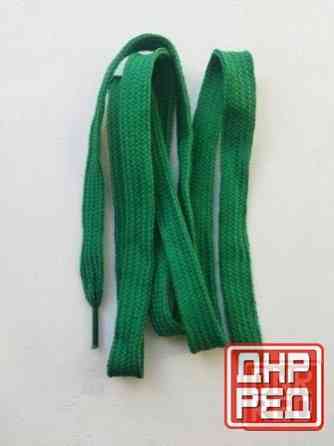 Шнурки для обуви зелёные Донецк