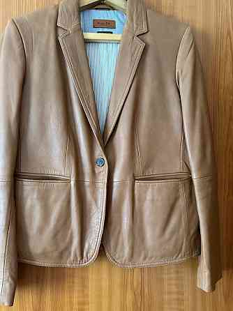 Продам новый кожаный пиджак 46р,2500р Донецк